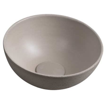 Sapho MINOR umywalka betonowa nablatowa średnica 26cm piaskowy MR26014
