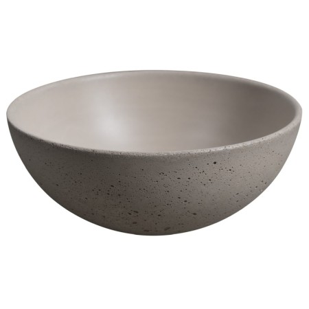 Sapho MINOR umywalka betonowa nablatowa średnica 26cm piaskowy MR26014