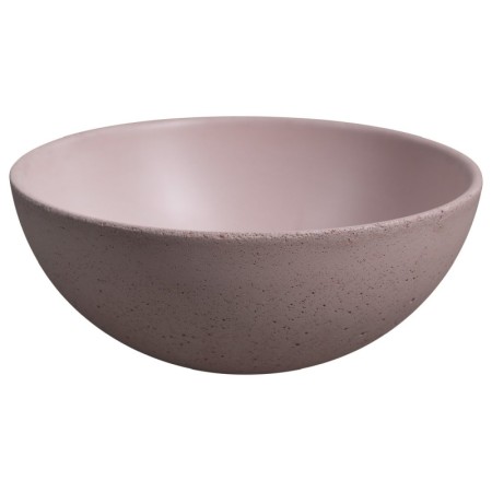 Sapho MINOR umywalka betonowa nablatowa średnica 26cm różowy MR26021