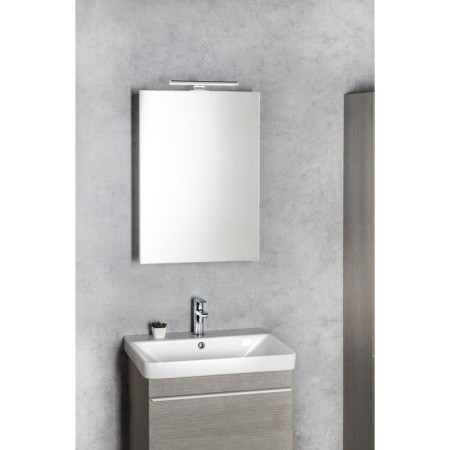 Sapho GRETA szafka z lustrem z oświetleniem LED 50x70x14cm biały mat GR050-0031