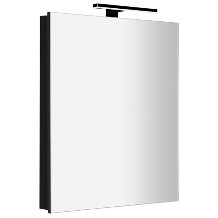 Sapho GRETA szafka z lustrem oświetlenie LED 60x70x14cm czarny mat GR065-0035