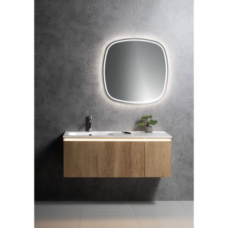 Sapho Lorea szafka z umywalką 121x46x515cm prawa biały mat LE090-3131-R-01