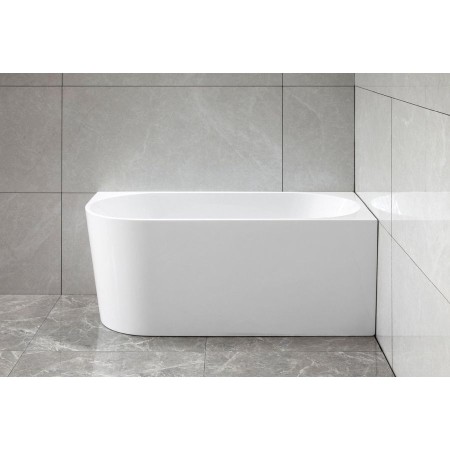 Aqualine Tibera R wanna przyścienna narożna 150x75cm biały E1037