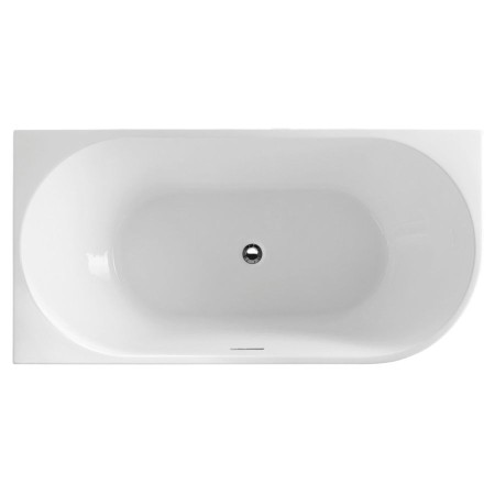 Aqualine Tibera L wanna przyścienna narożna 150x75cm biały E1047