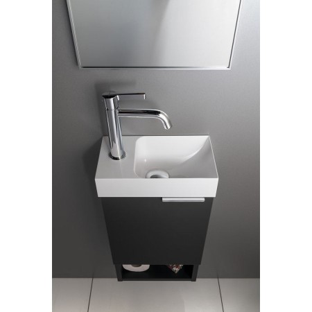 Sapho Latus Xi szafka pod umywalkę 30x53x165cm antracyt mat LT711-3434