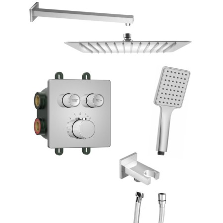 Sapho Smart Select prawa termostatyczny 2 wyjścia przyłącze kątowe chrom RP042-01