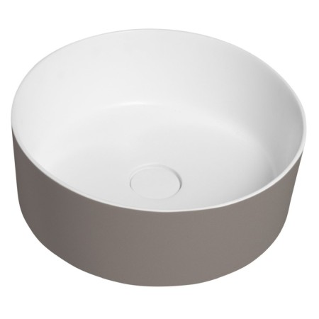 Sapho Thin umywalka nablatowa ?38 cm agila/biały mat WN548-43