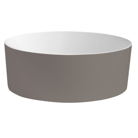 Sapho Thin umywalka nablatowa ?38 cm agila/biały mat WN548-43