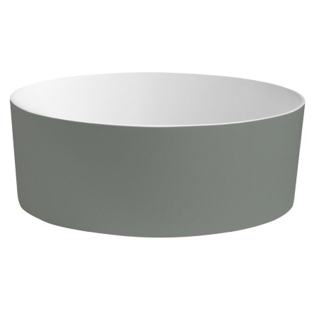 Sapho Thin umywalka nablatowa ?38 cm verde/biały mat WN548-44