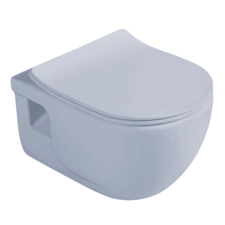 Sapho Avva deska wc slim Soft Close jasnoniebieski matowa 100787-107
