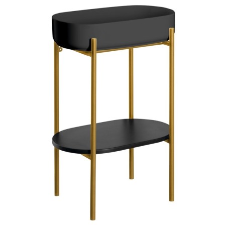 Sapho Puno konsola z umywalką 550x860x360mm złoty mat SKA570-5-01