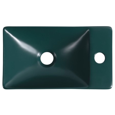 Sapho Margitha umywalka ceramiczna 38x22cm prawa petrol MGT38220