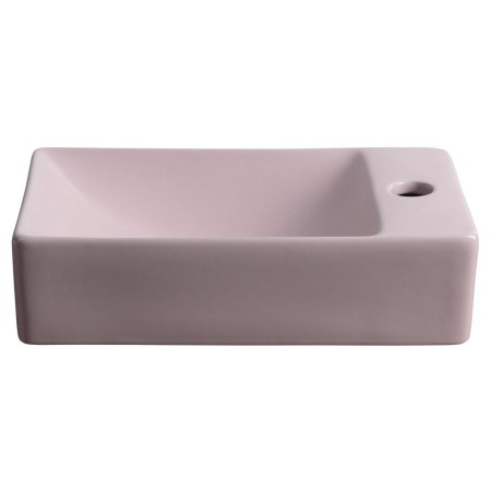 Sapho Margitha umywalka ceramiczna 38x22cm prawa różowy MGT38222