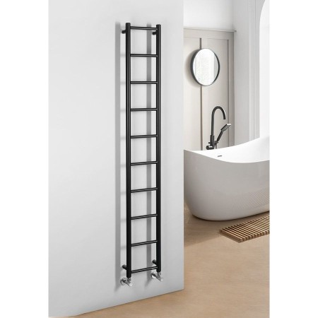 Sapho Dina grzejnik łazienkowy 250x1680mm czarny mat IR377TB