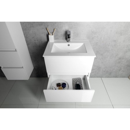 Aqualine Paneda szafka umywalkowa 695x55x452cm biały PN270