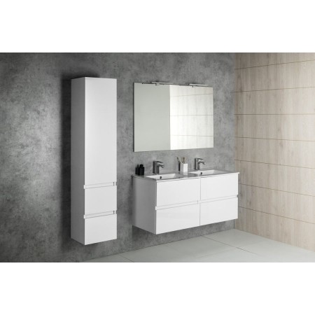 Aqualine Paneda szafka umywalkowa 119x55x452cm biały PN212