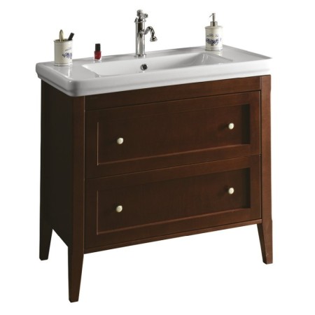 Sapho Cross szafka umywalkowa 85x81x47cm 2 szuflady buk CR391