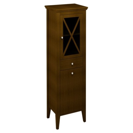 Sapho Cross szafka wysoka z koszem na bieliznę 49x170x39cm prawa buk CR315
