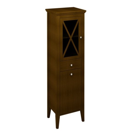 Sapho Cross szafka wysoka z koszem na bieliznę 49x170x39cm lewa buk CR316