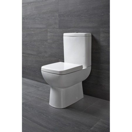 Ege Vitrifiye TYANA SHORT kompakt WC odpływ poziomy biały 72200EW