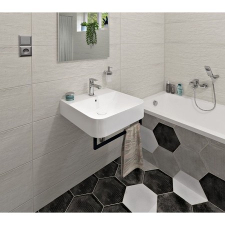 Isvea SOTT AQUA umywalka wisząca/nablatowa 61x50cm biała 10SQ51061