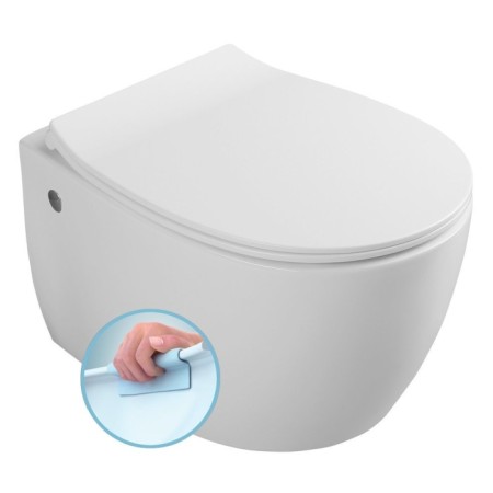 Isvea SENTIMENTI miska WC wisząca Rimless 51x36 cm biały 10AR02007
