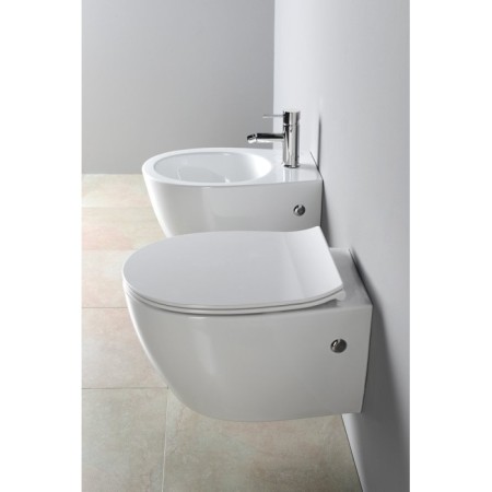Isvea SENTIMENTI miska WC wisząca Rimless 51x36 cm biały 10AR02007