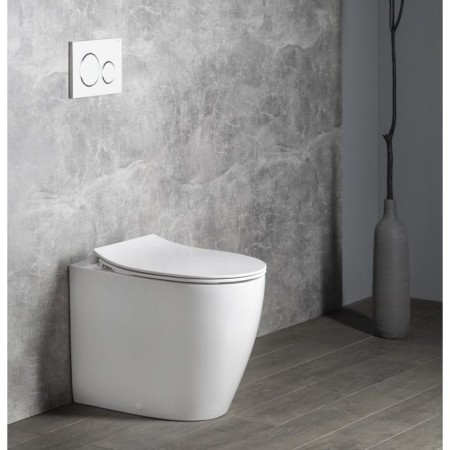 Isvea SENTIMENTI miska WC 36x52 cm Rimless dolny/tylny odpływ biały 10SM10004SV