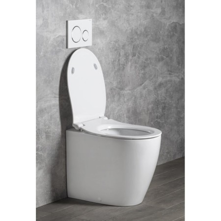 Isvea SENTIMENTI miska WC 36x52 cm Rimless dolny/tylny odpływ biały 10SM10004SV
