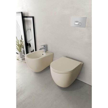 Isvea Infinity bidet wiszący 365x53cm ivory 10NF41001-2K