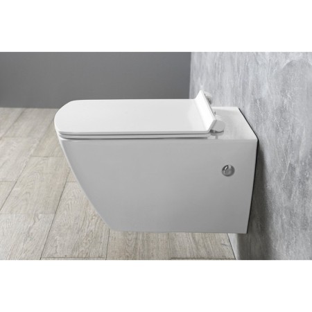 Isvea PURITY deska WC SLIM Soft Close biała 40S80200I