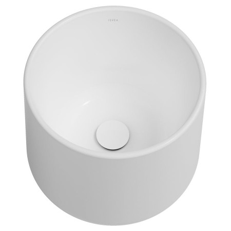 Isvea Allegro umywalka ceramiczna wysoka średnica 42cm biały 10AL66042