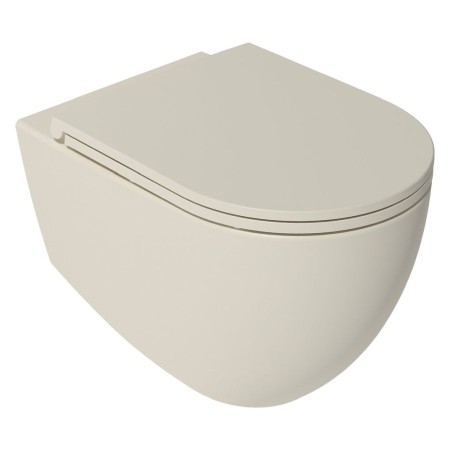 Isvea Infinity miska wc wisząca Rimless 365x53cm ivory 10NF02004-2K