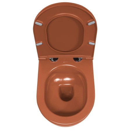 Isvea Infinity miska wc wisząca Rimless 365x53cm terracotta 10NF02004-2U