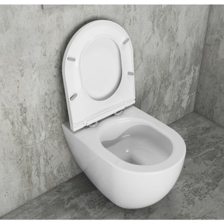 Isvea Infinity miska wc wisząca Rimless 365x53cm biały 10NF02004