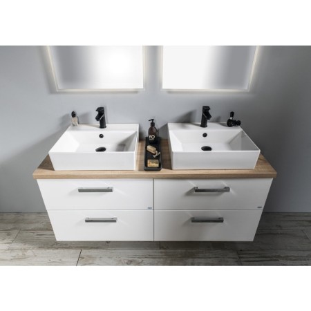 Isvea SISTEMA umywalka ceramicza 50x42cm biała 10SF50051