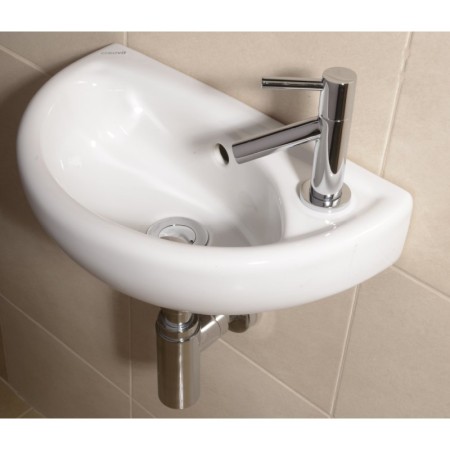 CREAVIT OVAL umywalka ceramiczna 39x23cm biała TP040