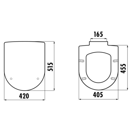 Creavit GRANDE deska WC Soft Close biała KC1403.01.0000E