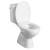 Aqualine MIGUEL kompakt WC mechanizm spłukujący odpływ pionowy biały LC2258