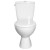 Aqualine MIGUEL kompakt WC mechanizm spłukujący odpływ pionowy biały LC2258