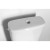 Aqualine MIGUEL kompakt WC mechanizm spłukujący odpływ pionowy biały LC2258