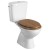 Aqualine MIGUEL kompakt WC mechanizm spłukujący odpływ pionowy biały LC2258