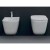 Kerasan TRIBECA bidet wiszący 35x54cm biały 512501