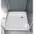 SMAVIT Brodzik prysznicowy emaliowany kwadratowy 80x80x16cm biały PD80X80