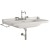 Kerasan WALDORF umywalka ceramiczna 80x55cm z 3 otworami na baterię biały 4141K1-3