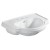 Kerasan RETRO umywalka ceramiczna 62x45.5cm wpuszczana w blat 3 otwory na baterię biały 103001-3