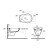 Kerasan RETRO bidet wiszący 38x52cm czarny mat 102631