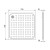 NOFER Brodzik 700x30x700 mm stal nierdzewna mat 13052.70.S