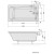 Polysan LILY SLIM wanna prostokątna 130x70x39cm biała 77511S