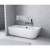 Polysan SUSSI L wanna wolnostojąca kompozyt 150x70x50cm biały 93231L